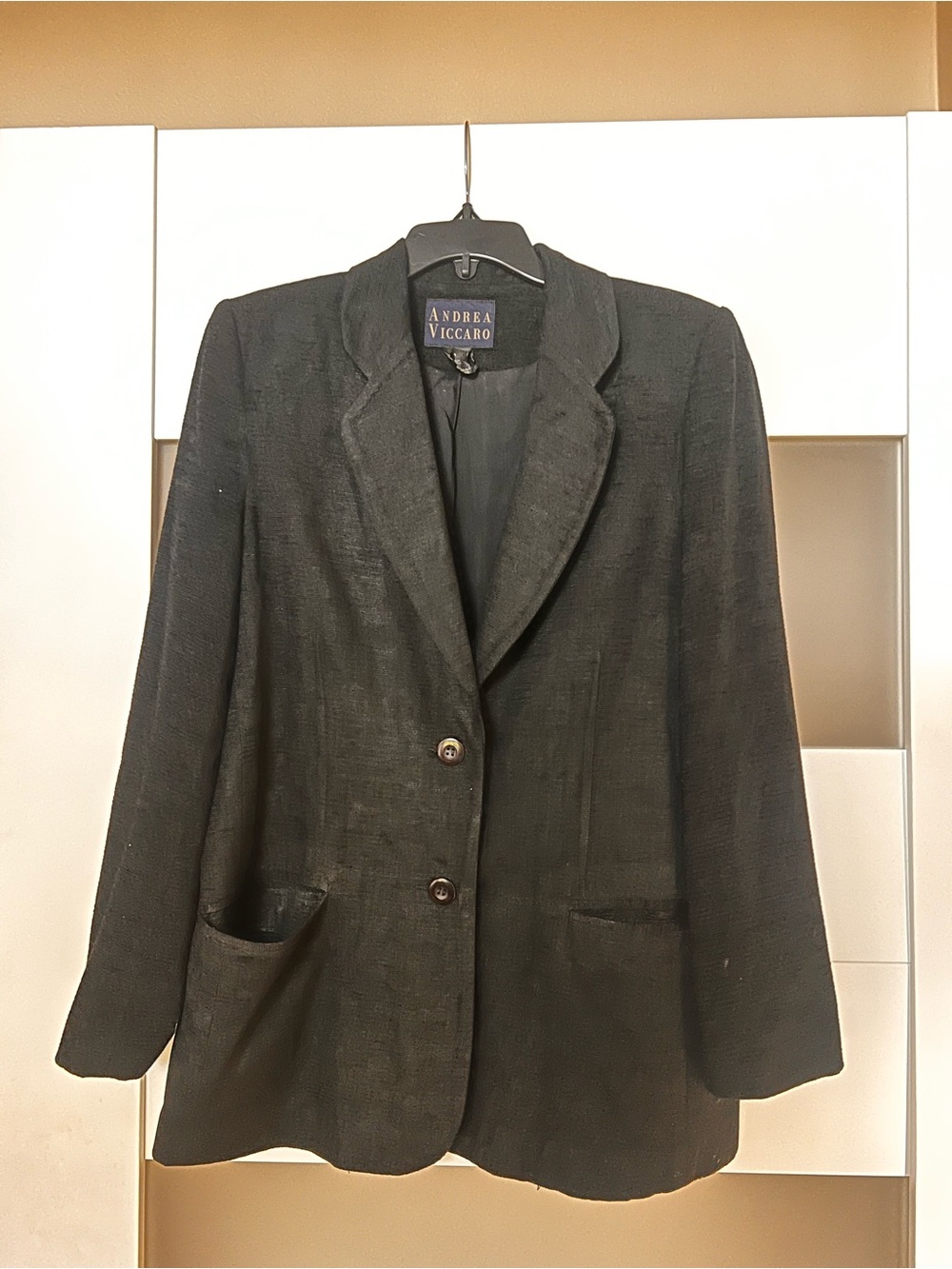 Andrea Vicarro Black Women's Blazer Coat